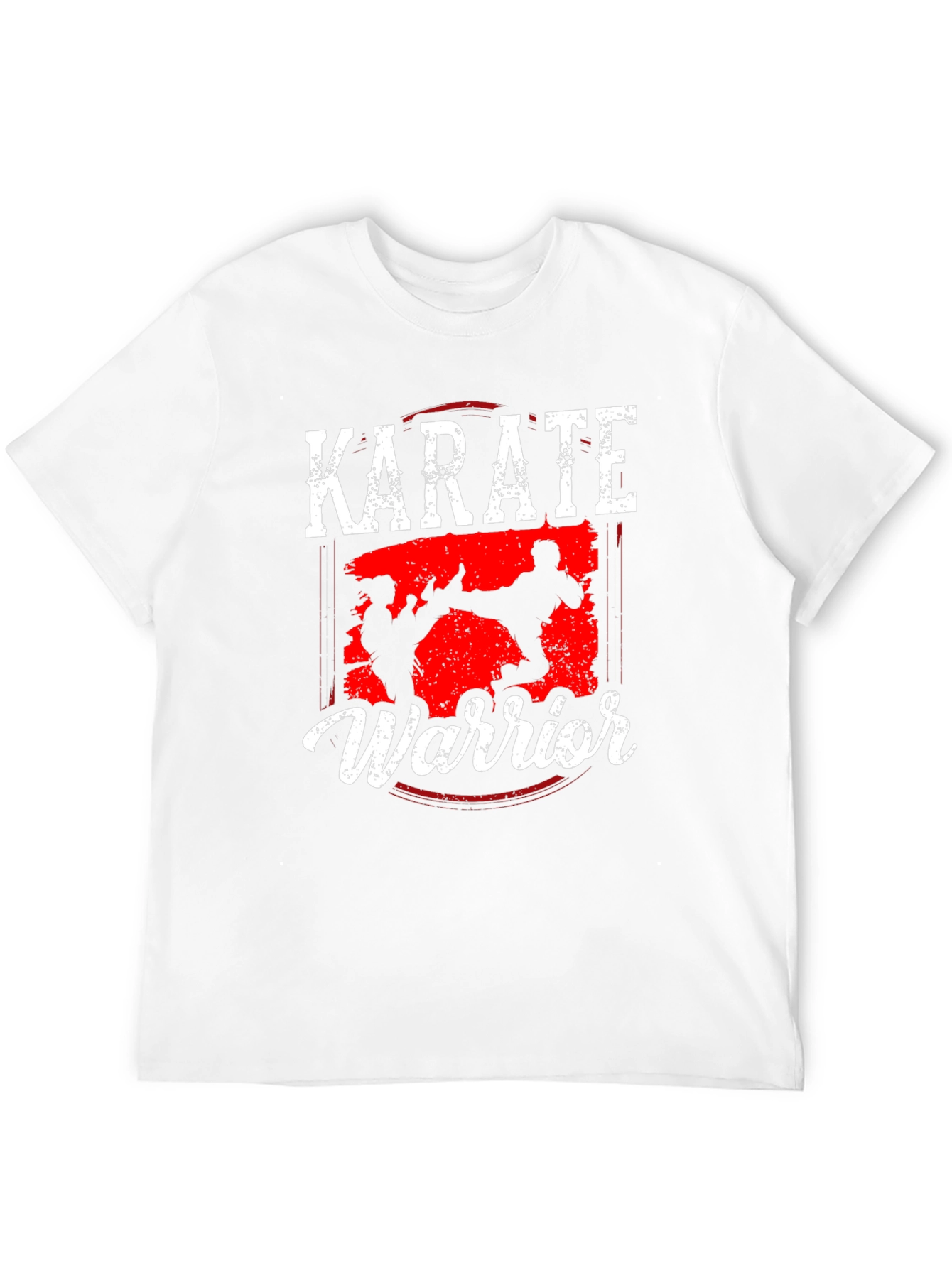 Karate Warrior Black Graphic T-Shirt