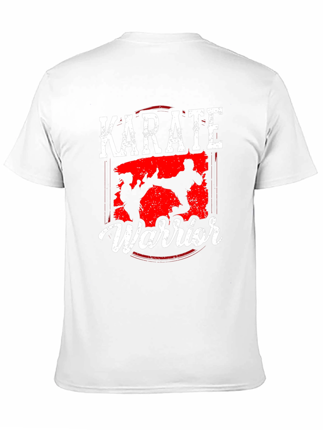 Karate Warrior Black Graphic T-Shirt