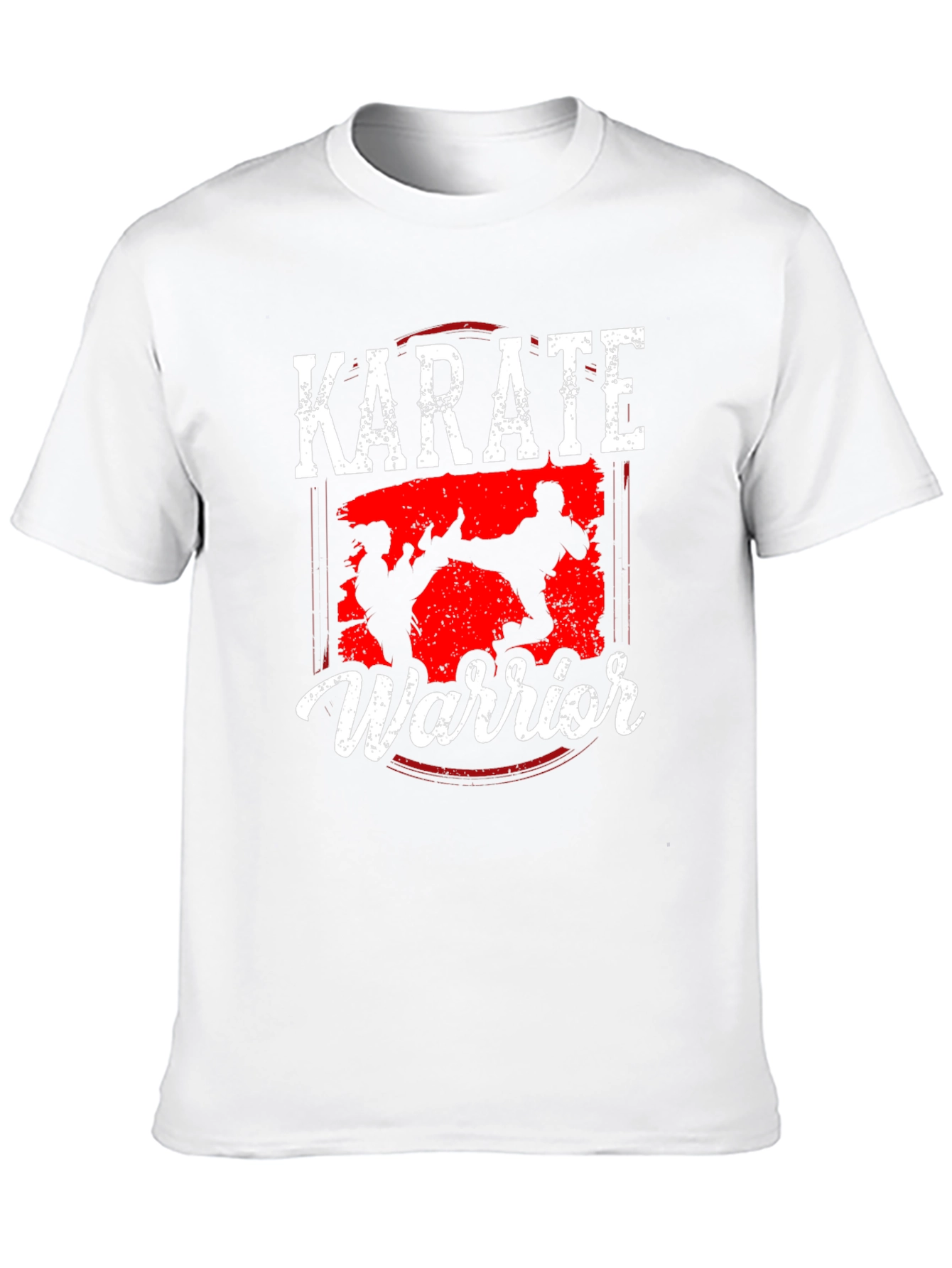 Karate Warrior Black Graphic T-Shirt