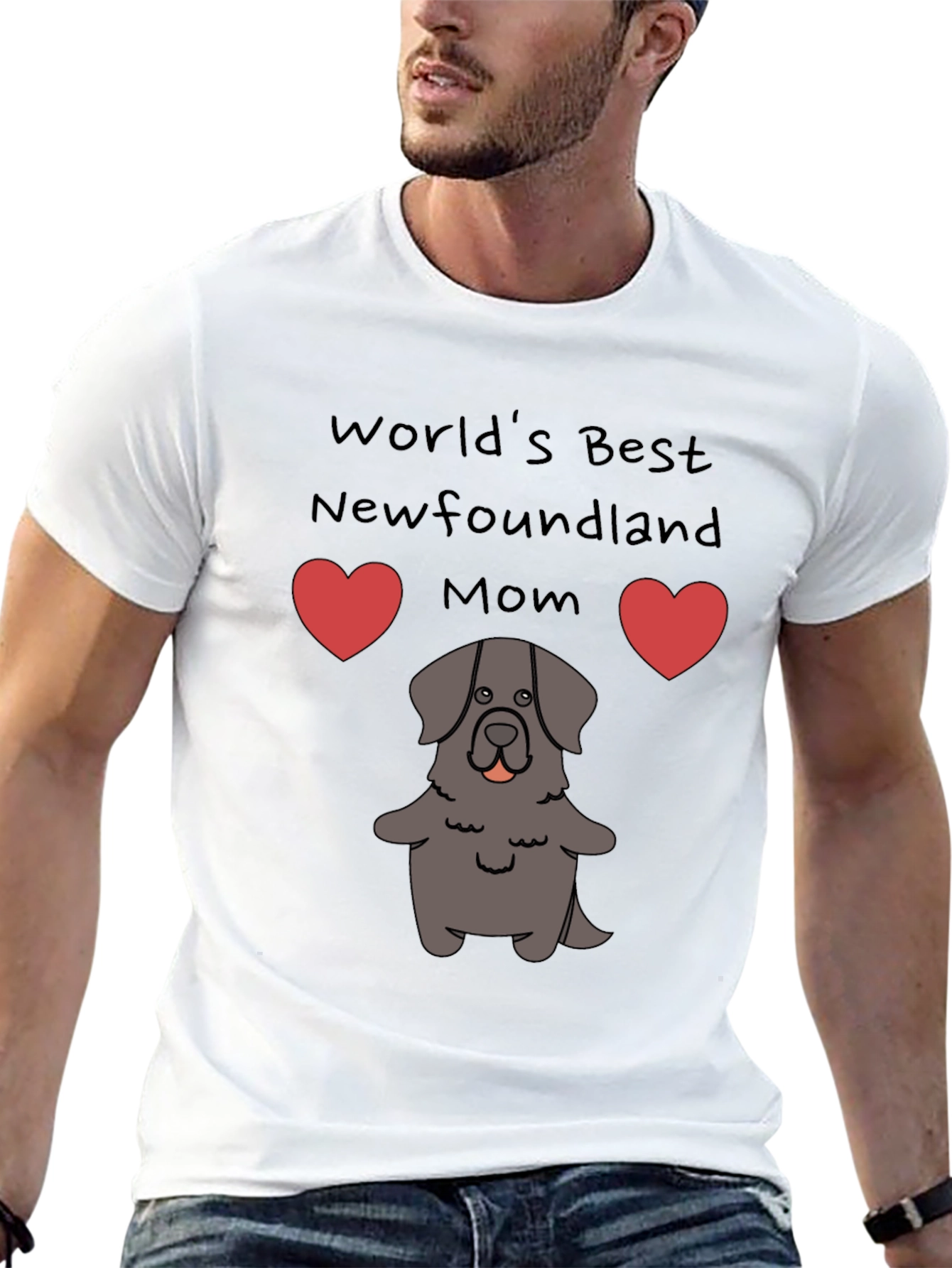 Worlds Best Newfoundland Mom T-Shirt