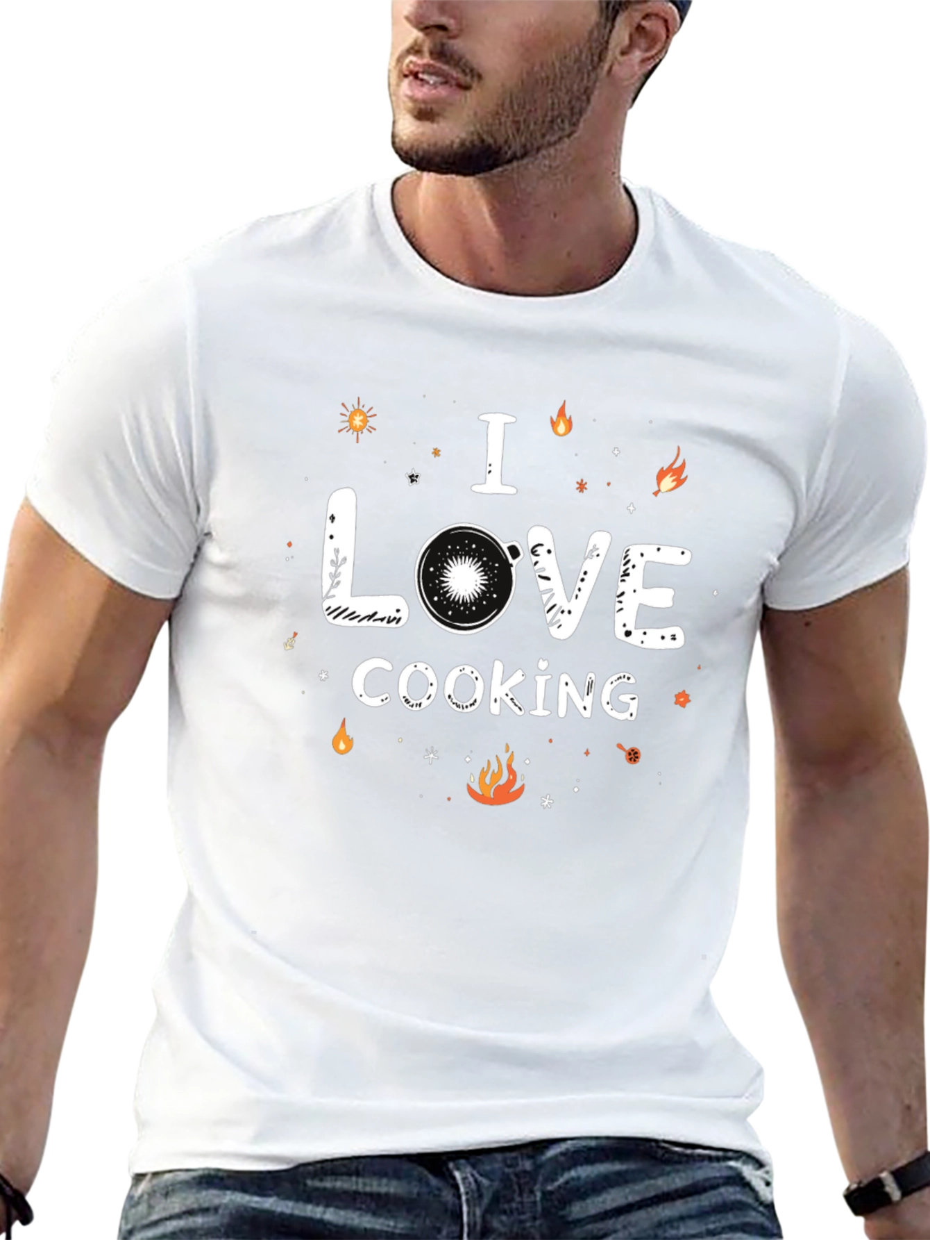 I Love Cooking Graphic T-Shirt - Chef Inspired Tee