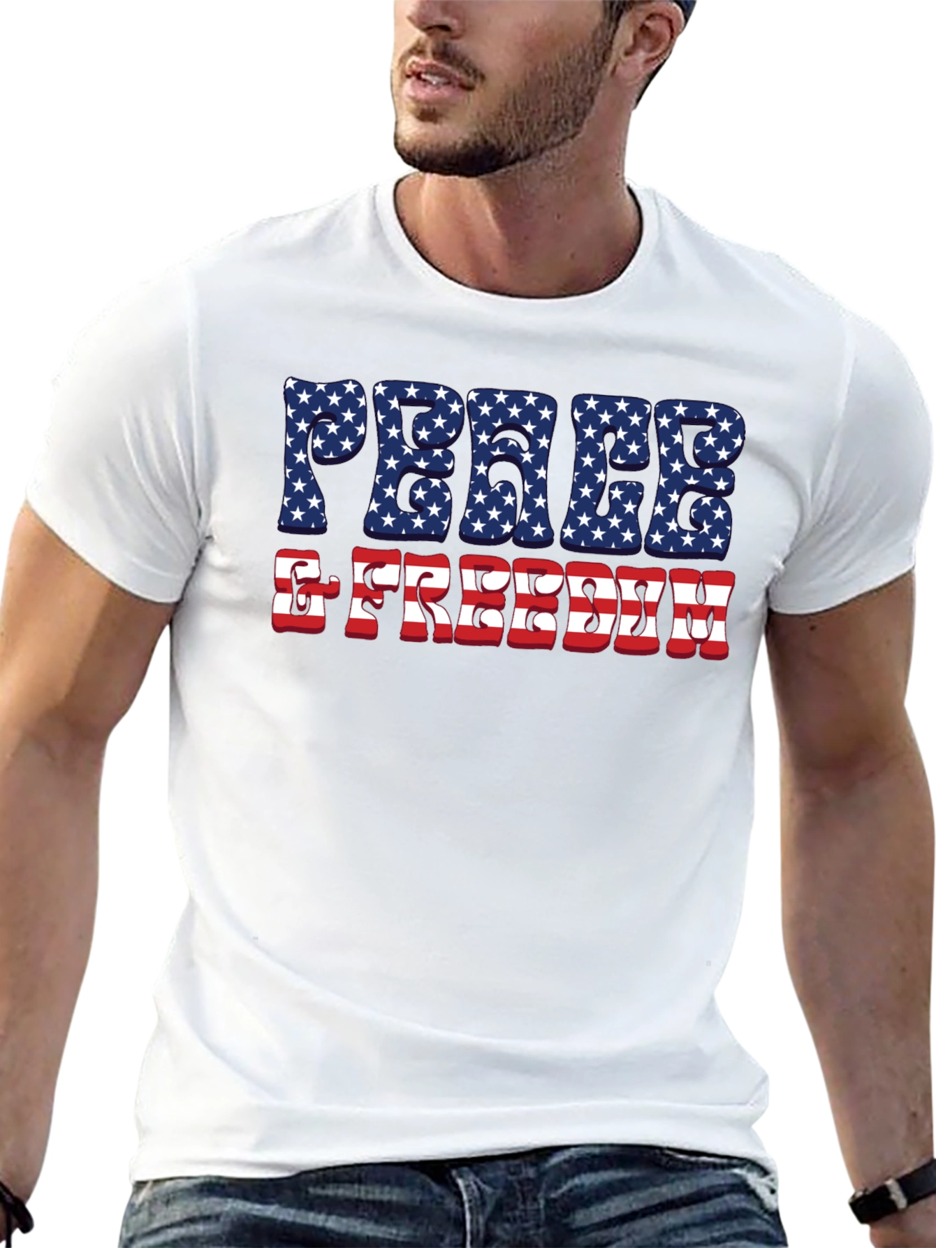 Peace & Freedom Patriotic T-Shirt
