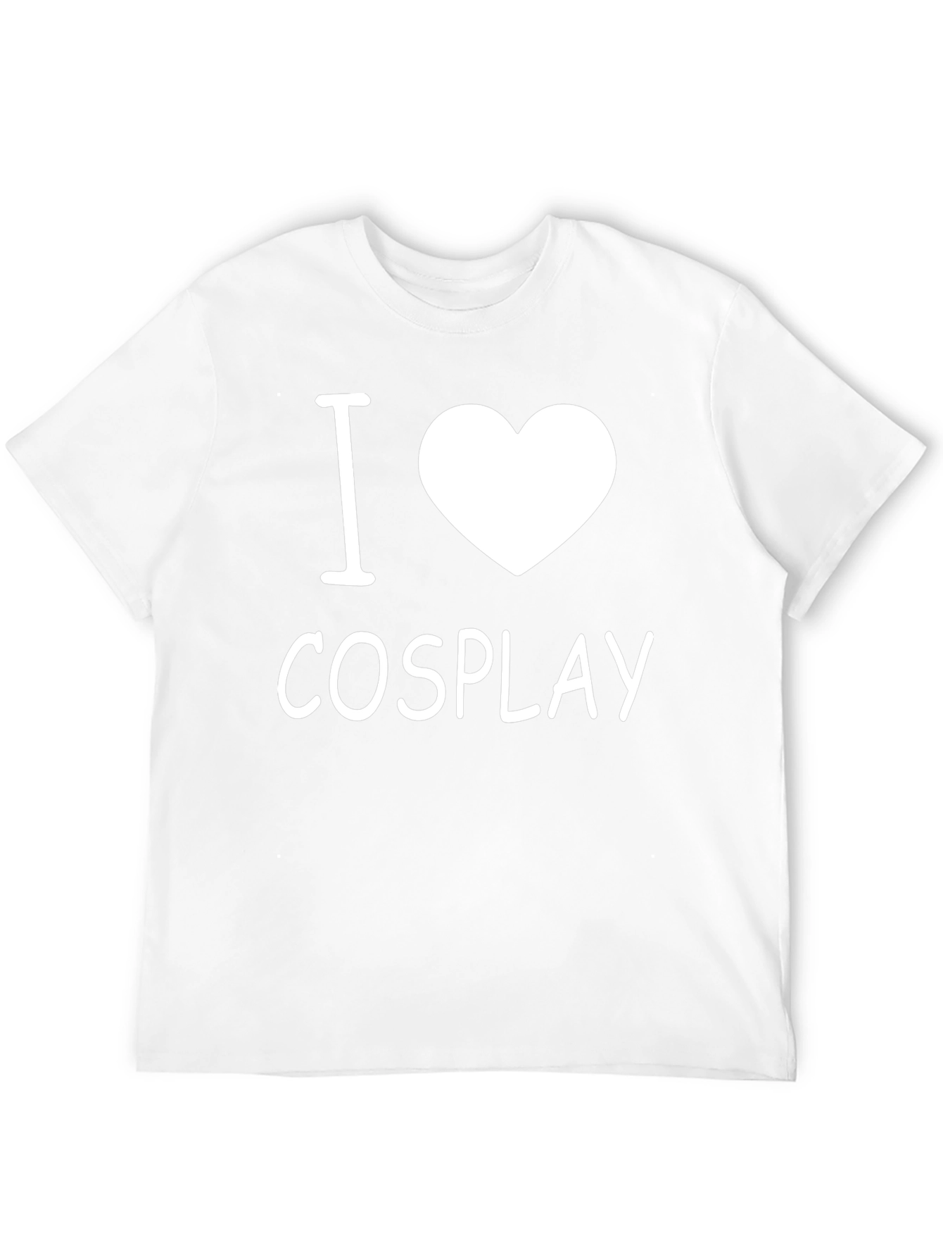 I Love Cosplay Black T-Shirt