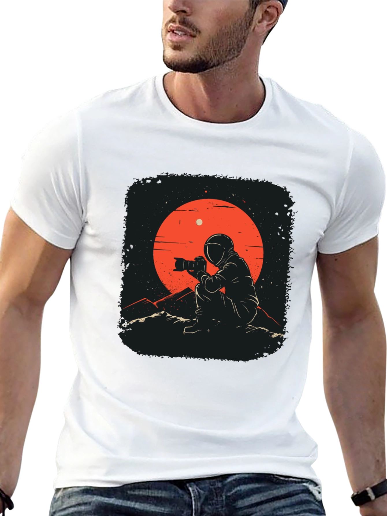 Astronaut Photographer Graphic Tee