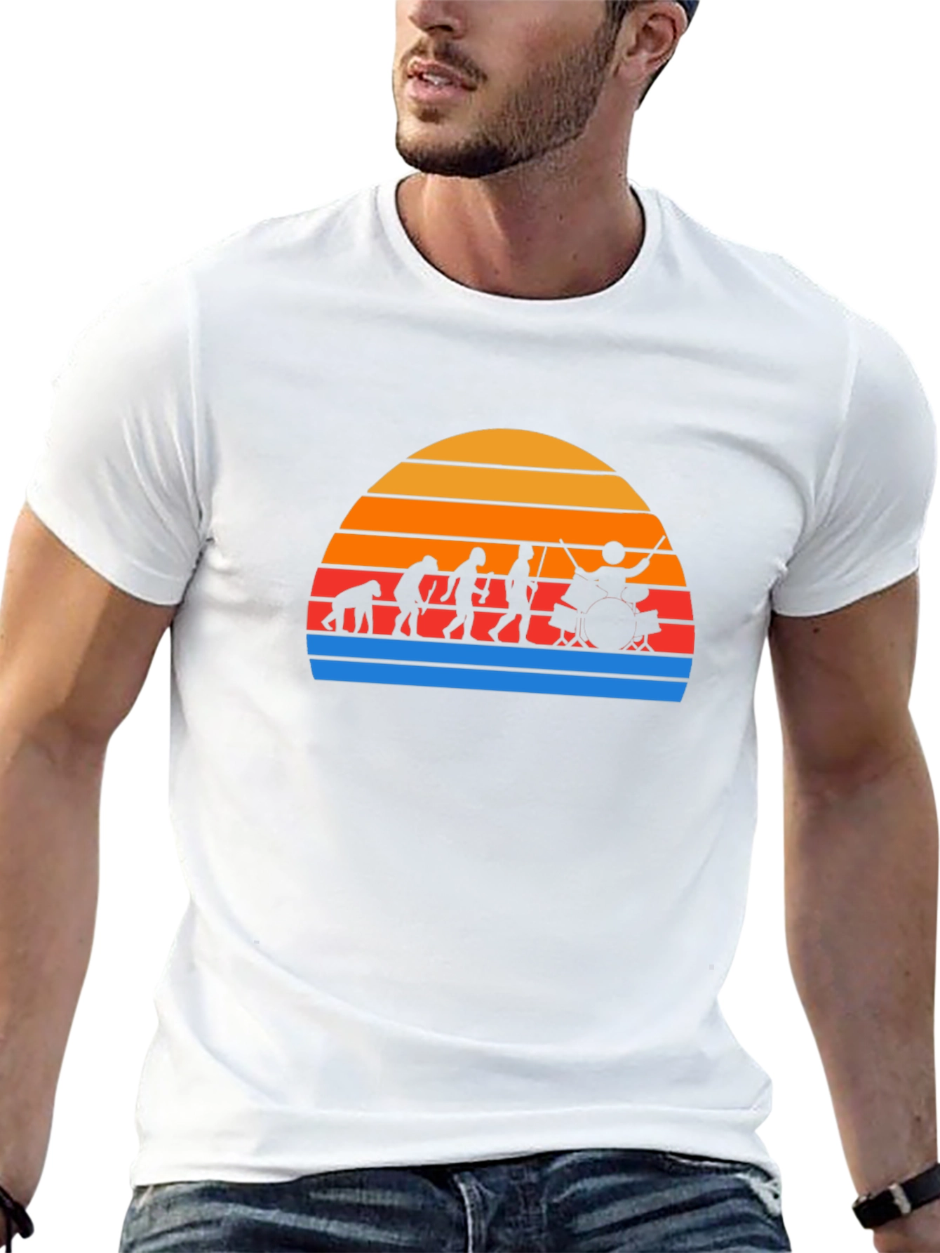 Evolution of Drummer T-Shirt