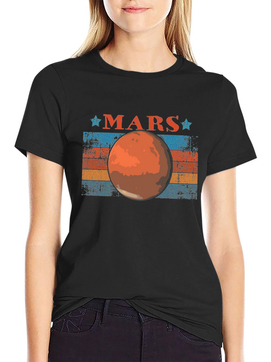 Retro Mars Graphic T-Shirt