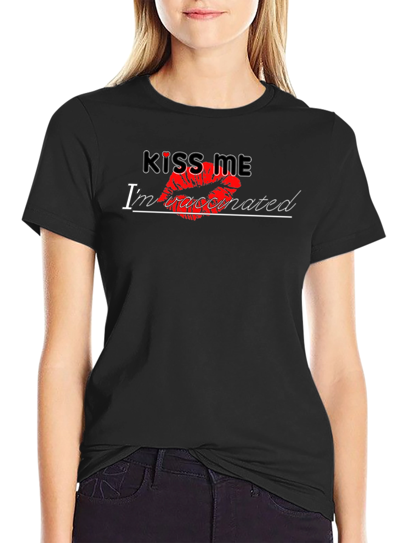 Kiss Me Im Vaccinated T-Shirt