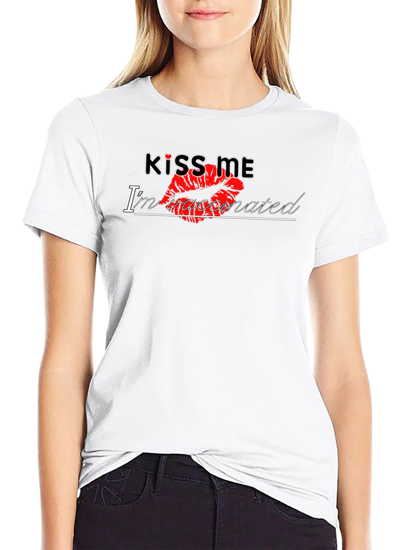 Kiss Me Im Vaccinated T-Shirt