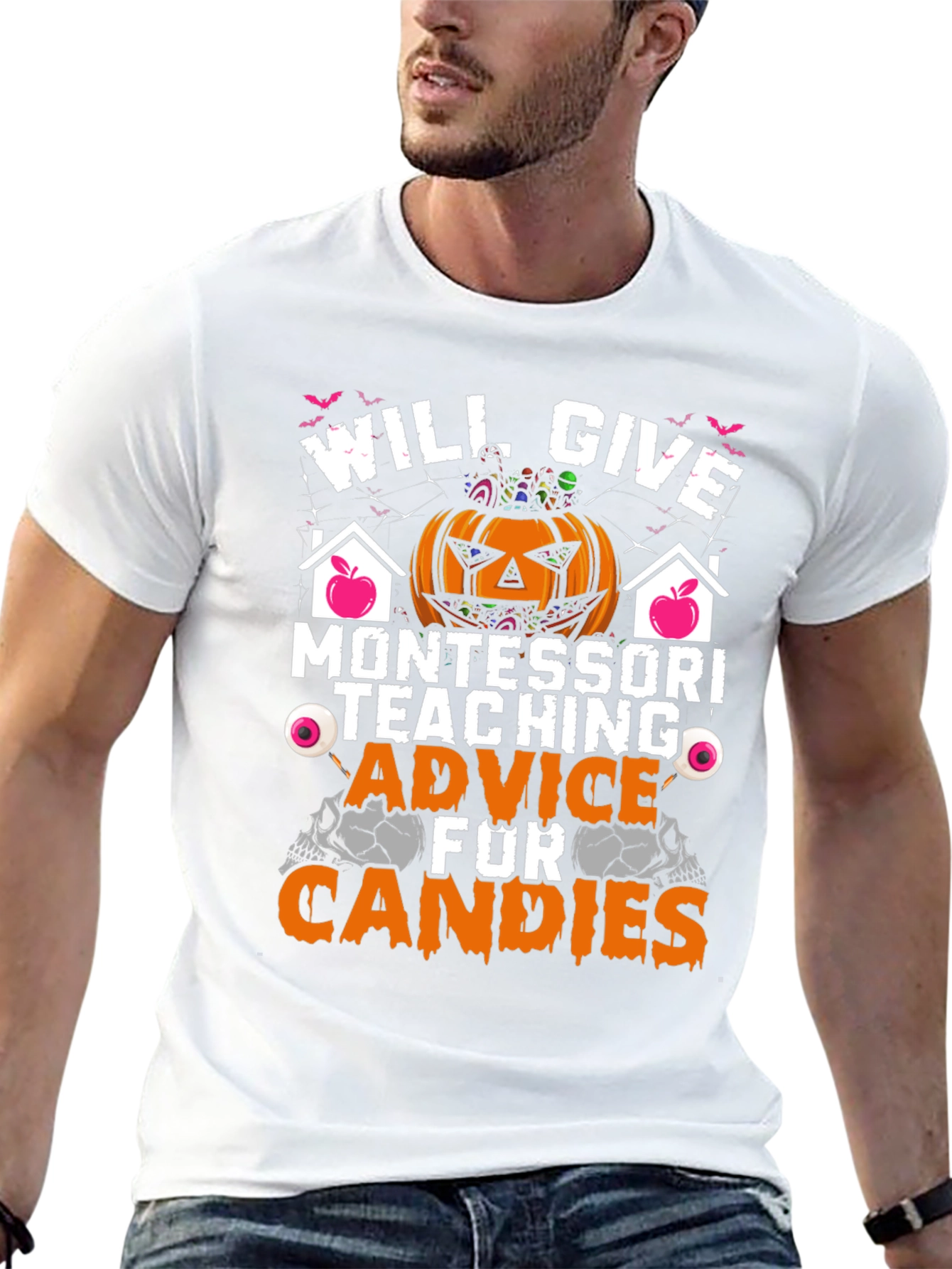 Halloween Montessori Teaching Advice for Candies T-Shirt