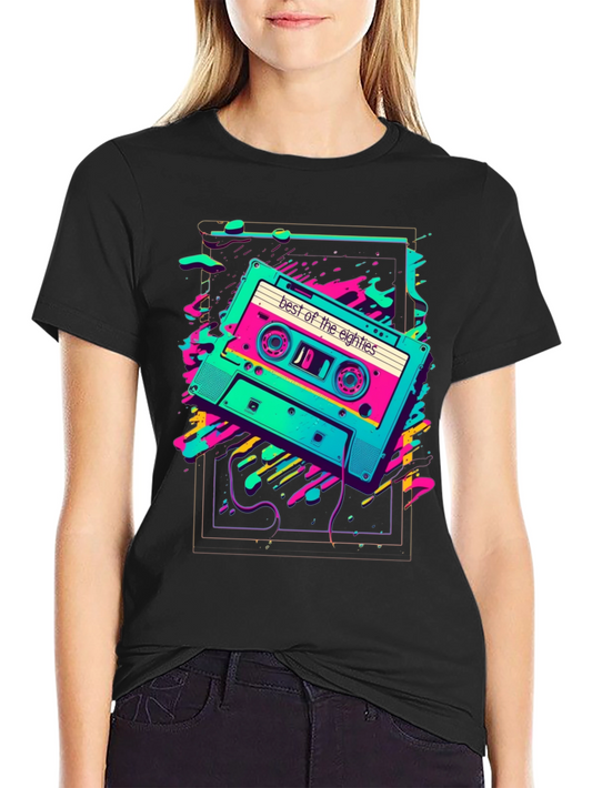 Retro 80s Cassette T-Shirt - Best of the Eighties Tee