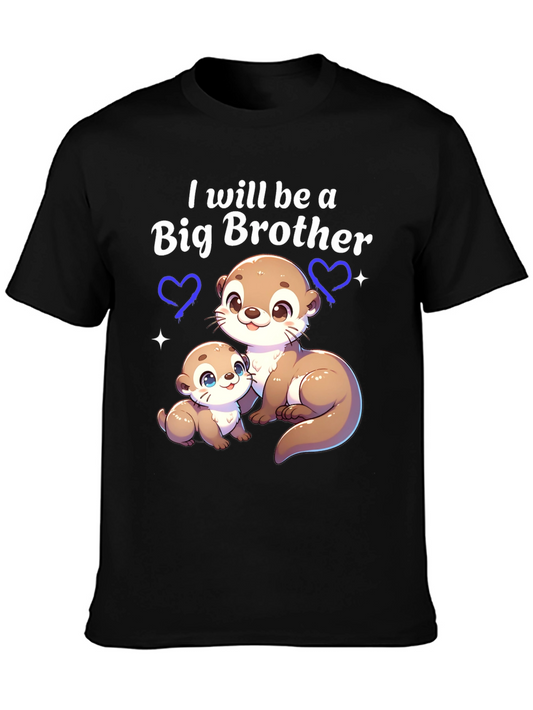 Big Brother Otter Tee - Cute Sibling Reveal Shirt