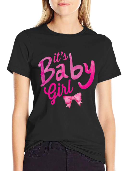 Its a Baby Girl T-Shirt - Pink Design