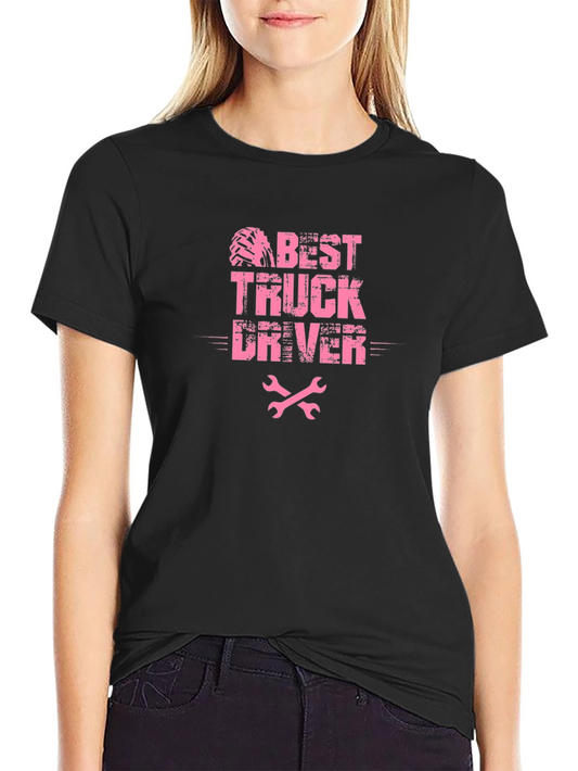 Best Truck Driver Graphic T-Shirt - Black