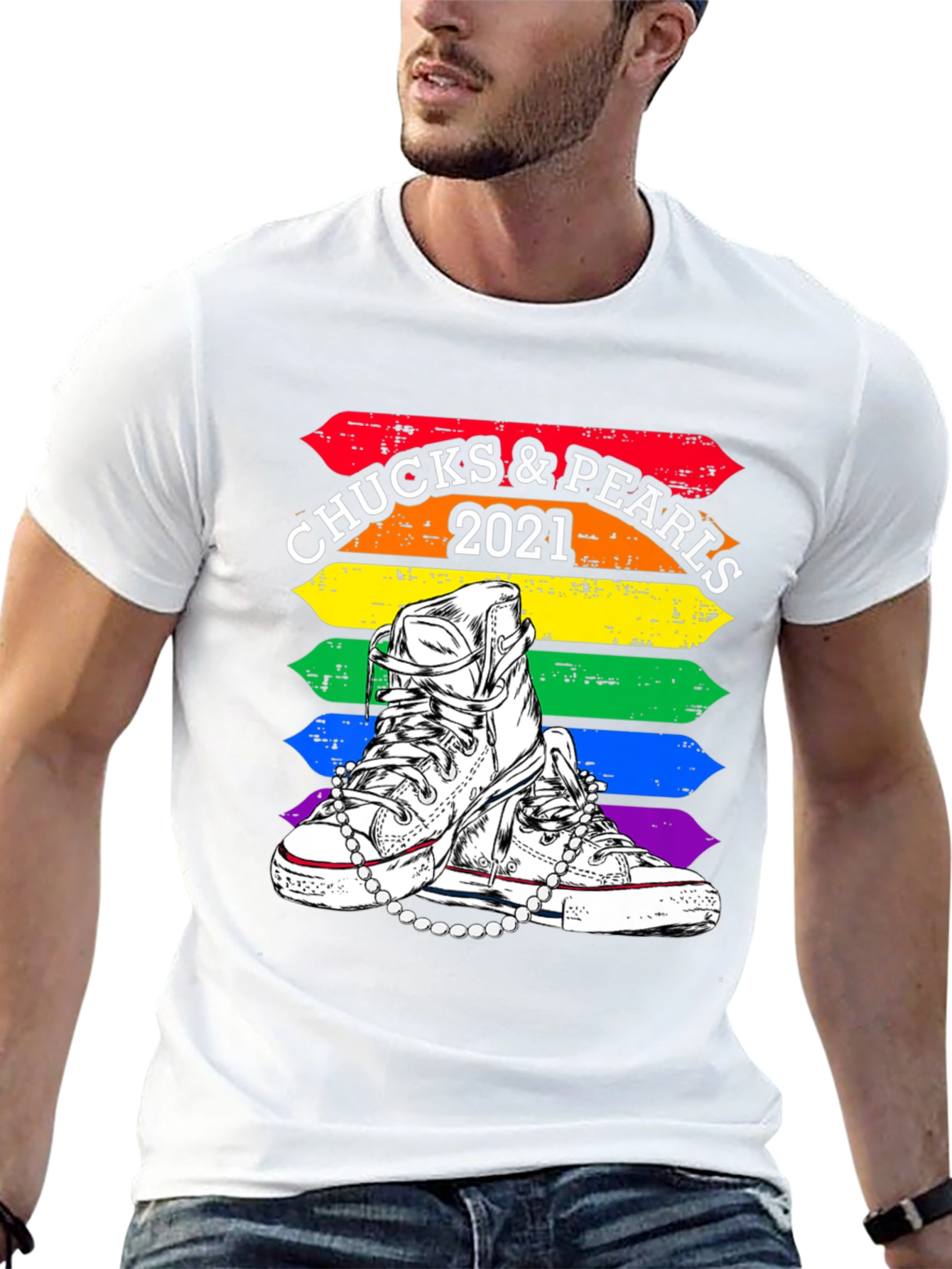 Chucks & Pearls 2021 Pride T-Shirt