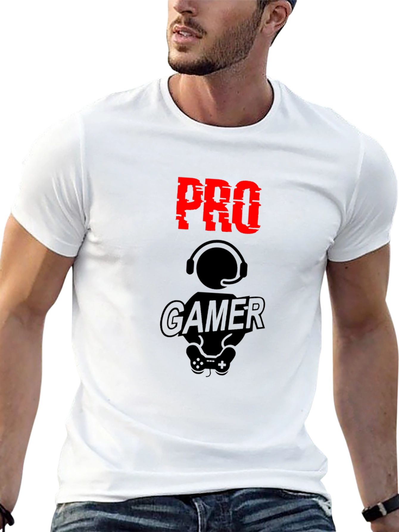 Pro Gamer Black Graphic T-Shirt