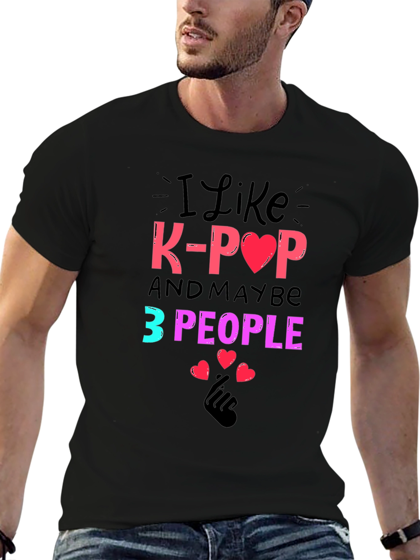 I Like K-Pop and Maybe 3 People Tee