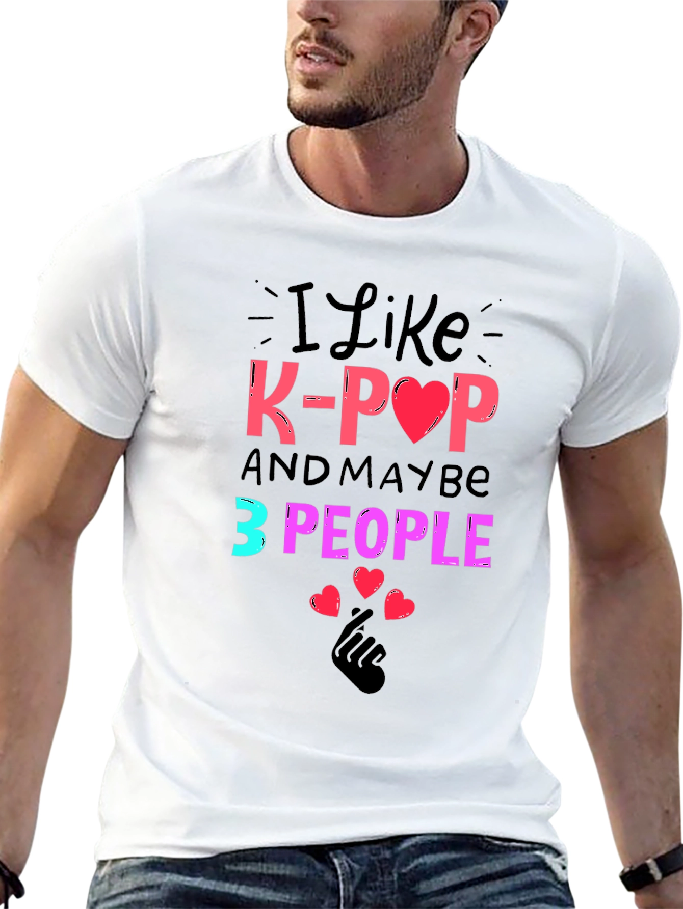 I Like K-Pop and Maybe 3 People Tee