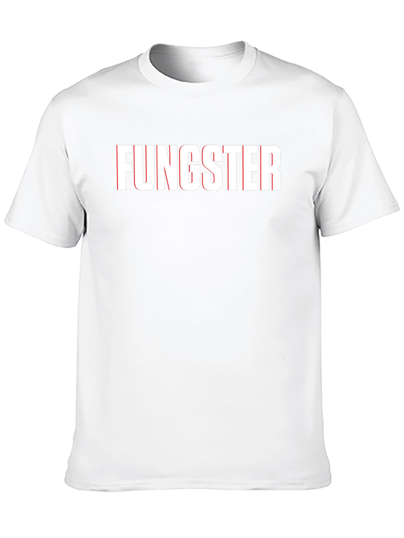 Fungster Graphic T-Shirt - Black Crew Neck Tee