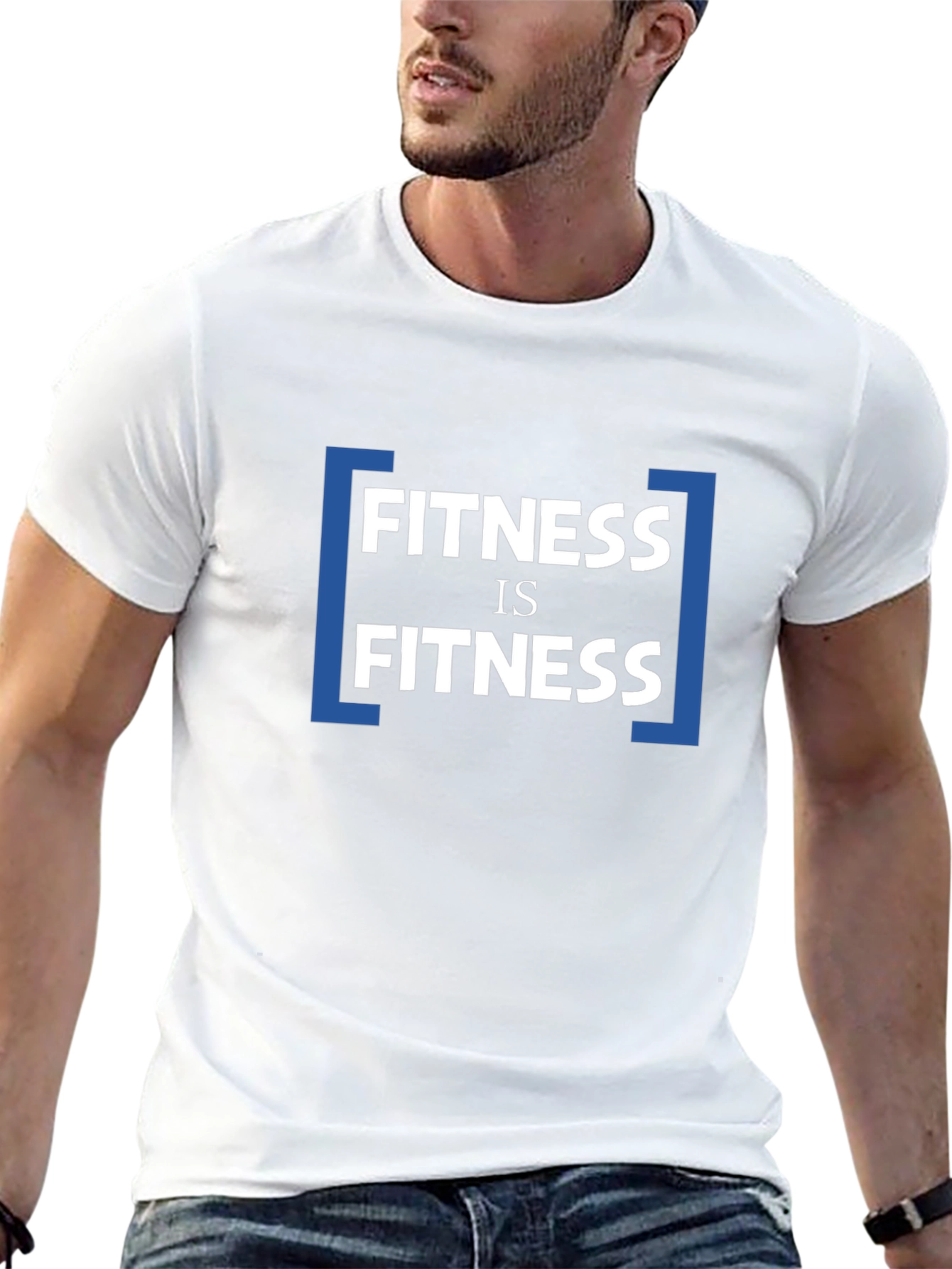 Fitness is Fitness Graphic T-Shirt - Black
