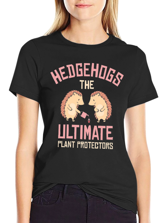 Hedgehog Plant Protector Graphic Tee
