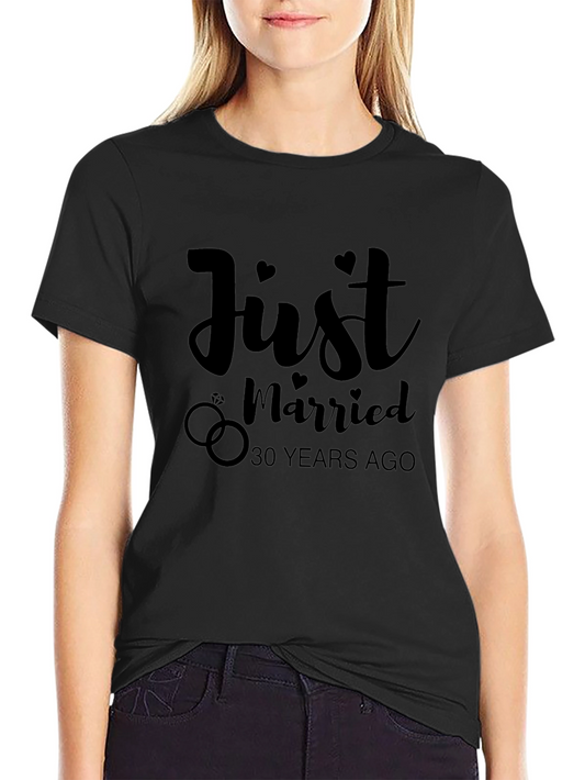 Just Married 30 Years Ago Graphic Tee