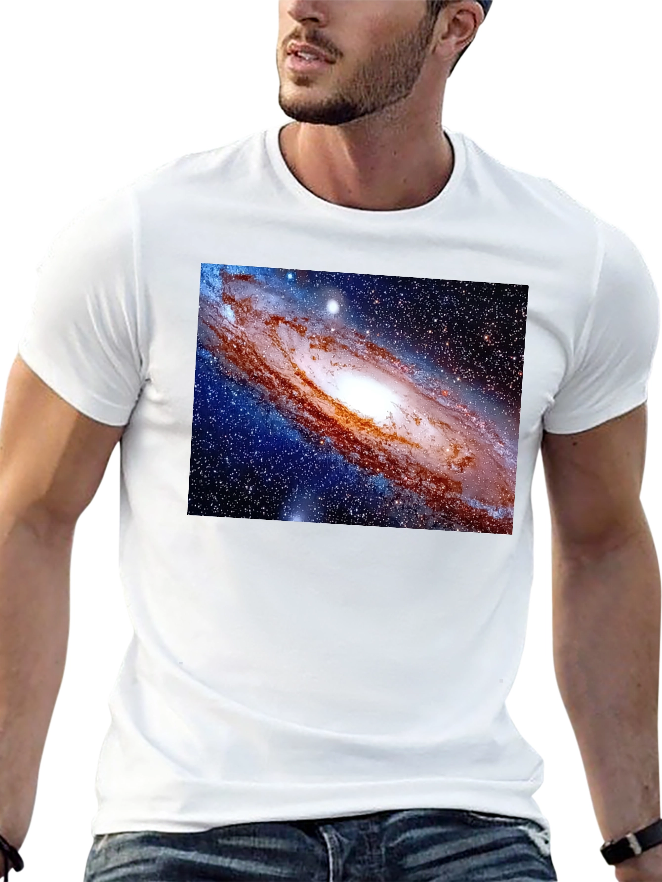Galaxy Graphic T-Shirt - Mens Black Tee