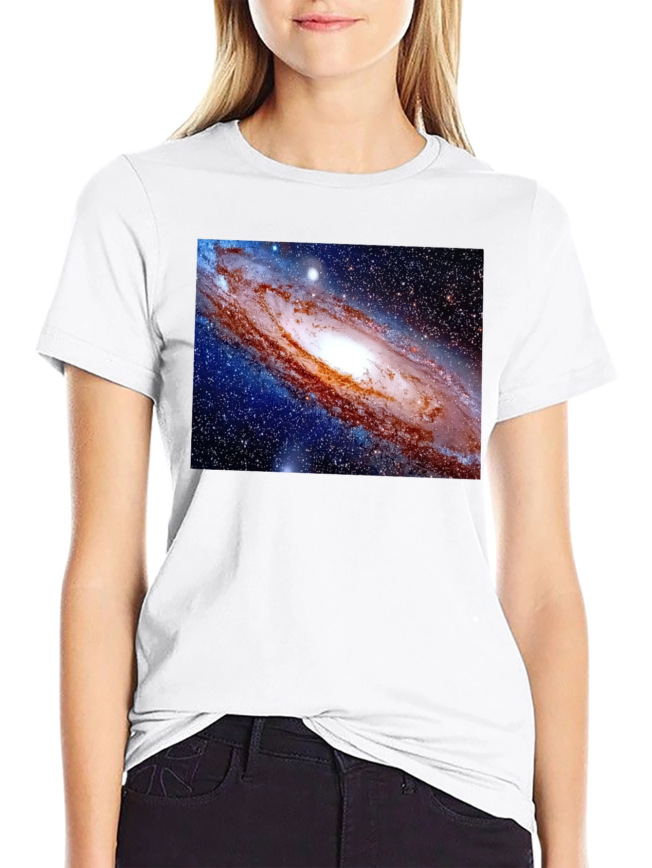Galaxy Graphic T-Shirt - Mens Black Tee