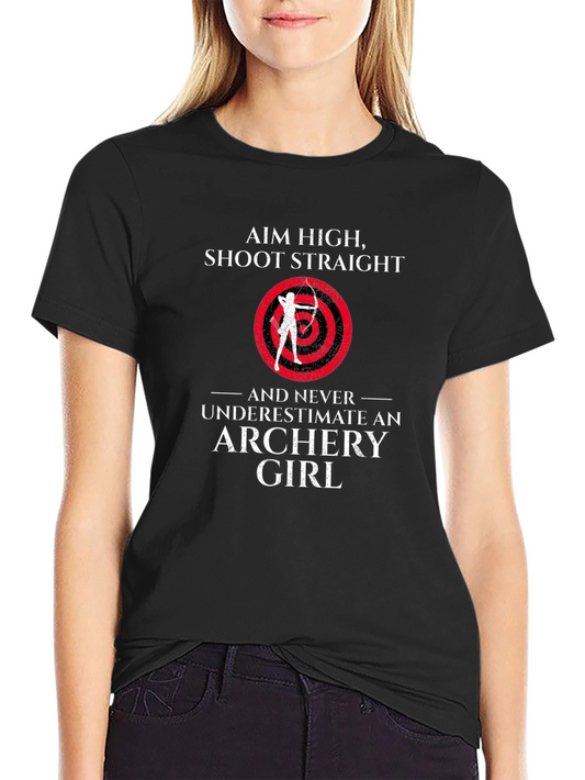 Aim High Archery Girl Graphic Tee