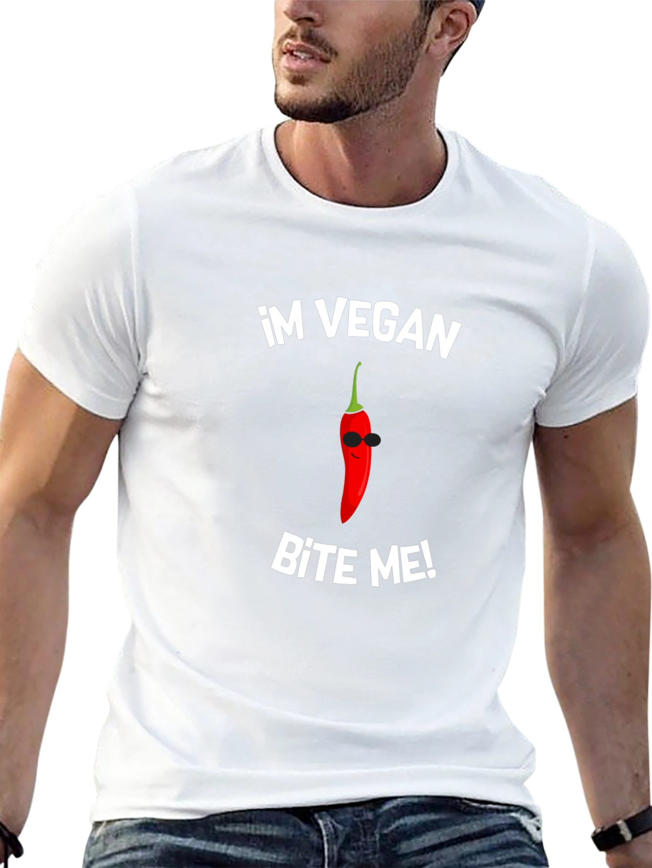 Im Vegan Bite Me! Graphic Tee