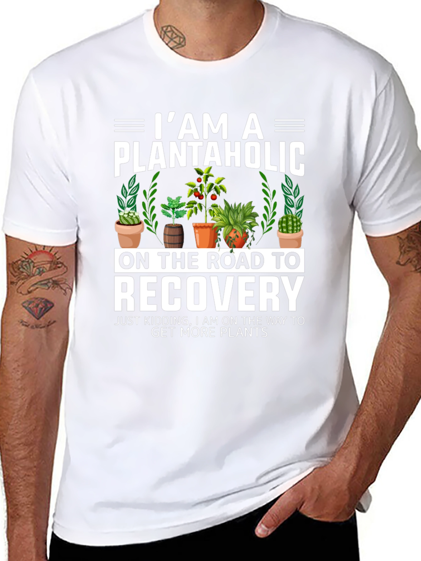 Plantaholic Recovery T-Shirt - Funny Plant Lover Tee