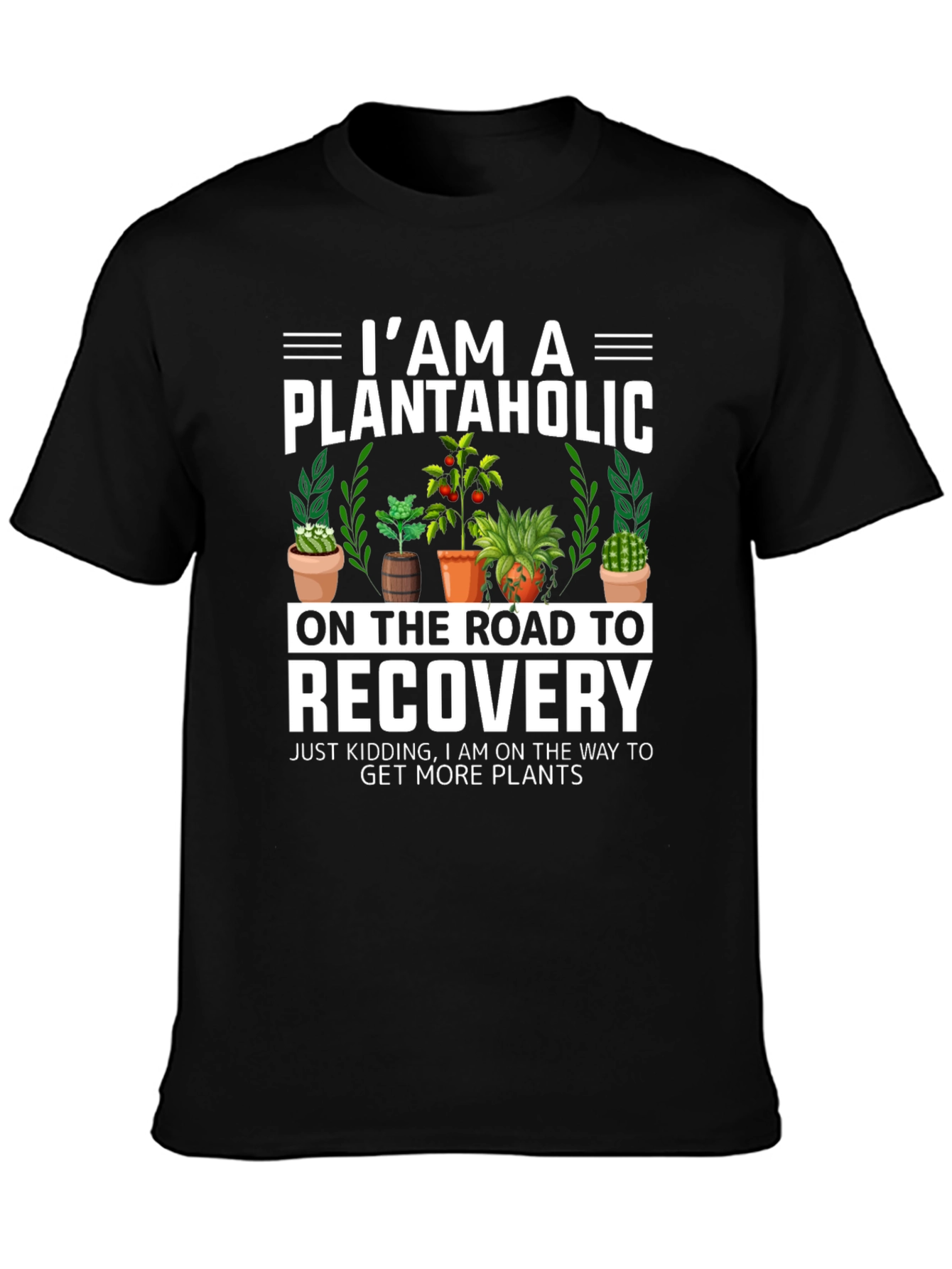 Plantaholic Recovery T-Shirt - Funny Plant Lover Tee