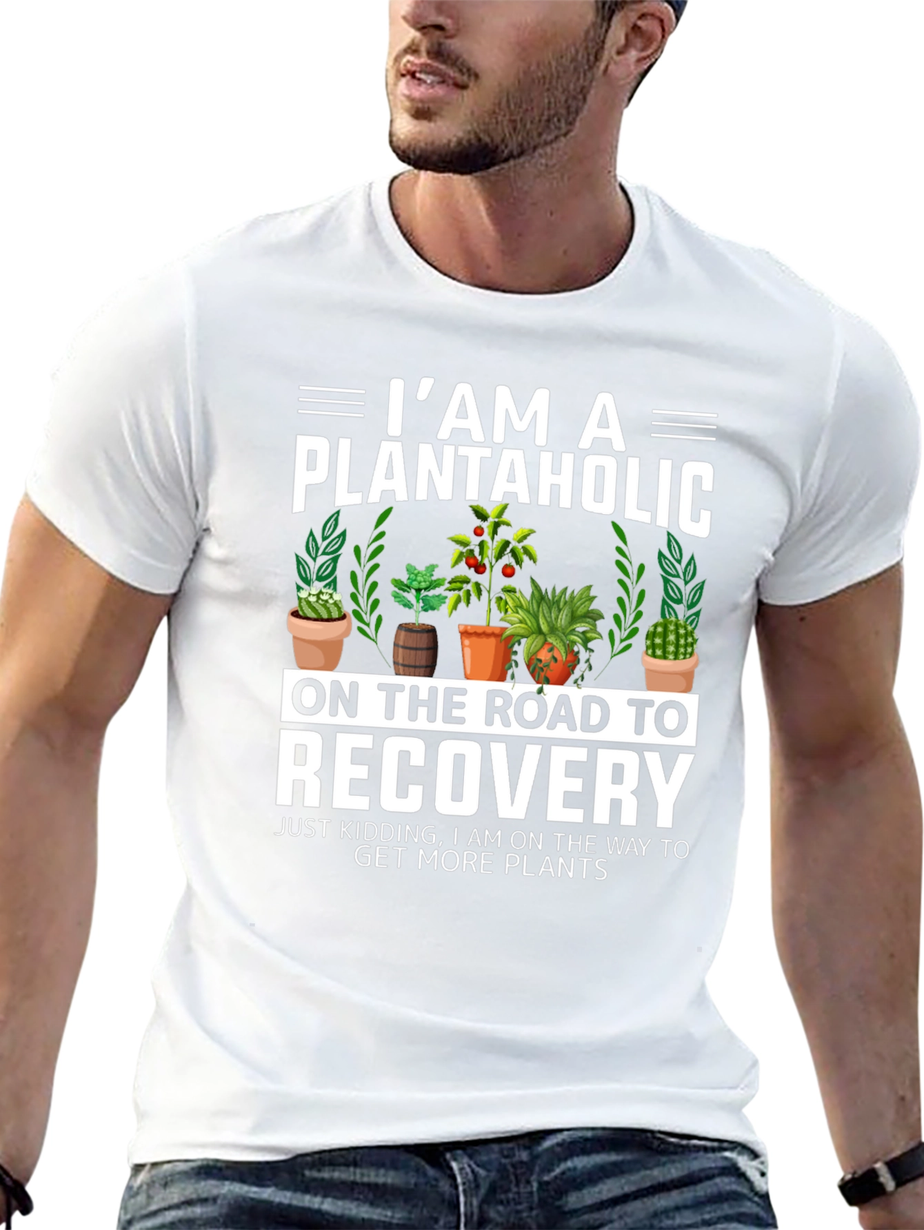 Plantaholic Recovery T-Shirt - Funny Plant Lover Tee
