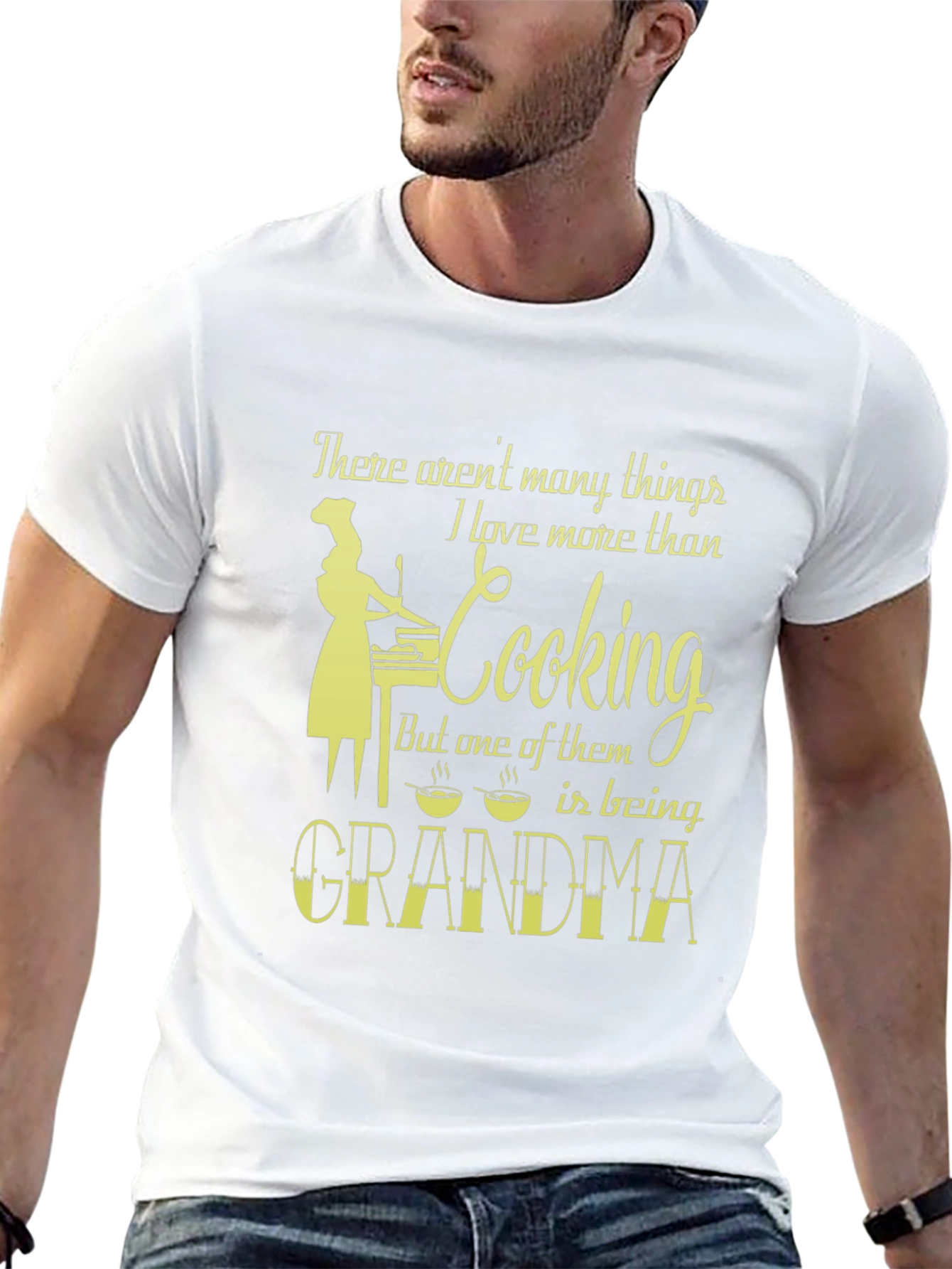 Grandma Cooking T-Shirt - Love More Than Cooking