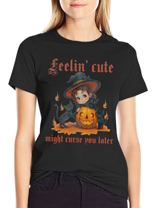 Feelin Cute Halloween T-Shirt