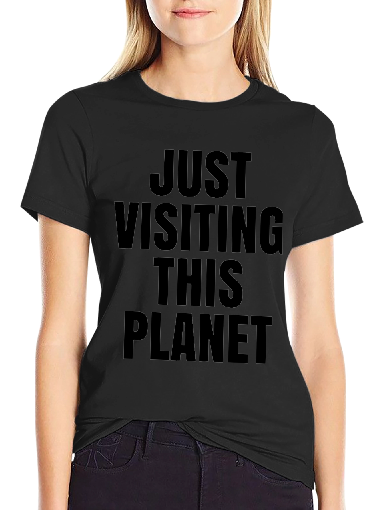 Just Visiting This Planet Graphic Tee