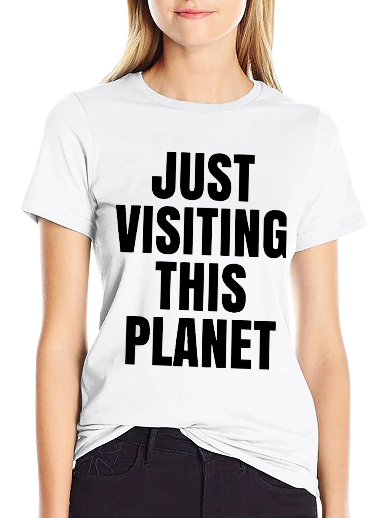 Just Visiting This Planet Graphic Tee