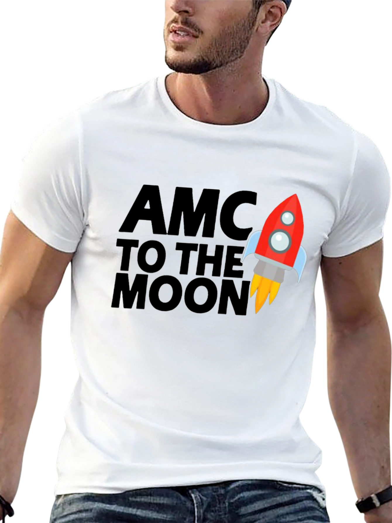 AMC To The Moon Graphic T-Shirt