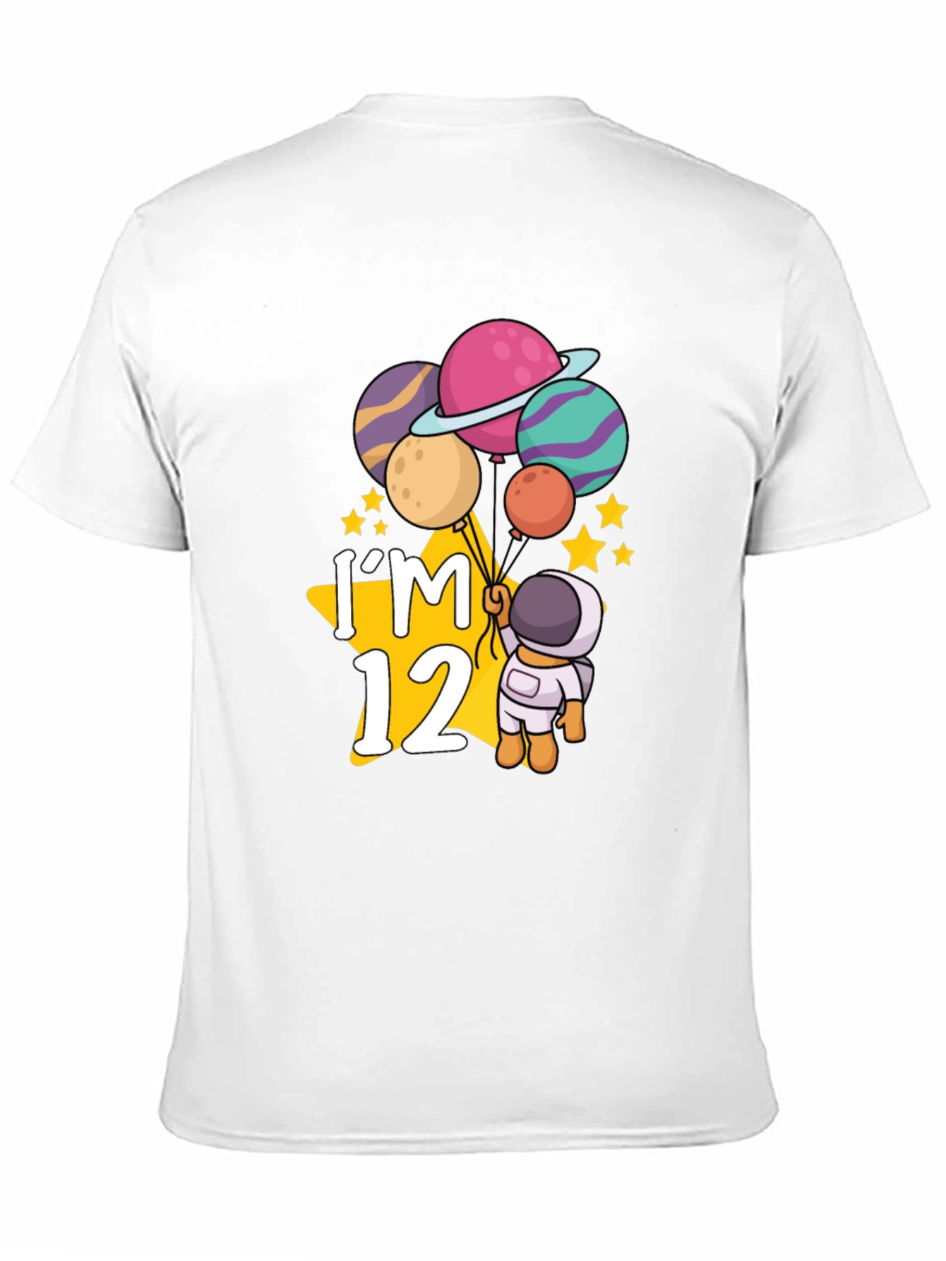 Im 12 Astronaut Planets Birthday T-Shirt