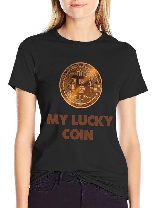 My Lucky Bitcoin T-Shirt - Crypto Lover Tee