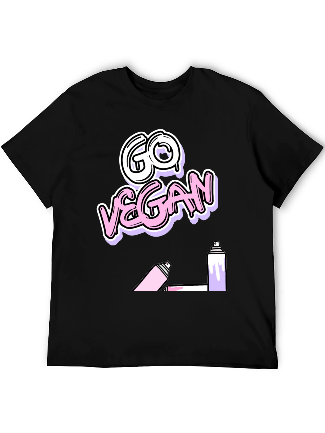 Go Vegan Graffiti T-Shirt