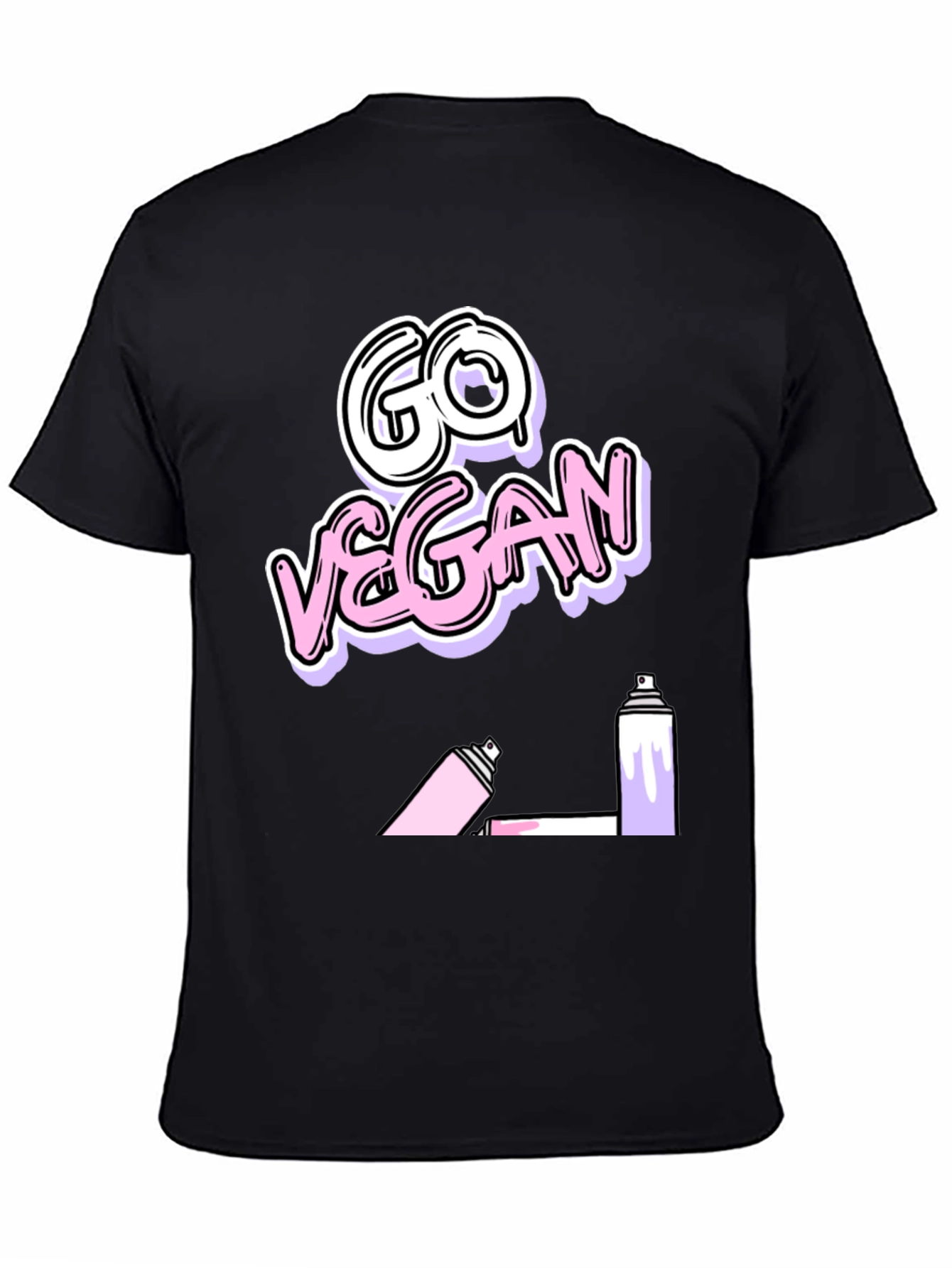 Go Vegan Graffiti T-Shirt