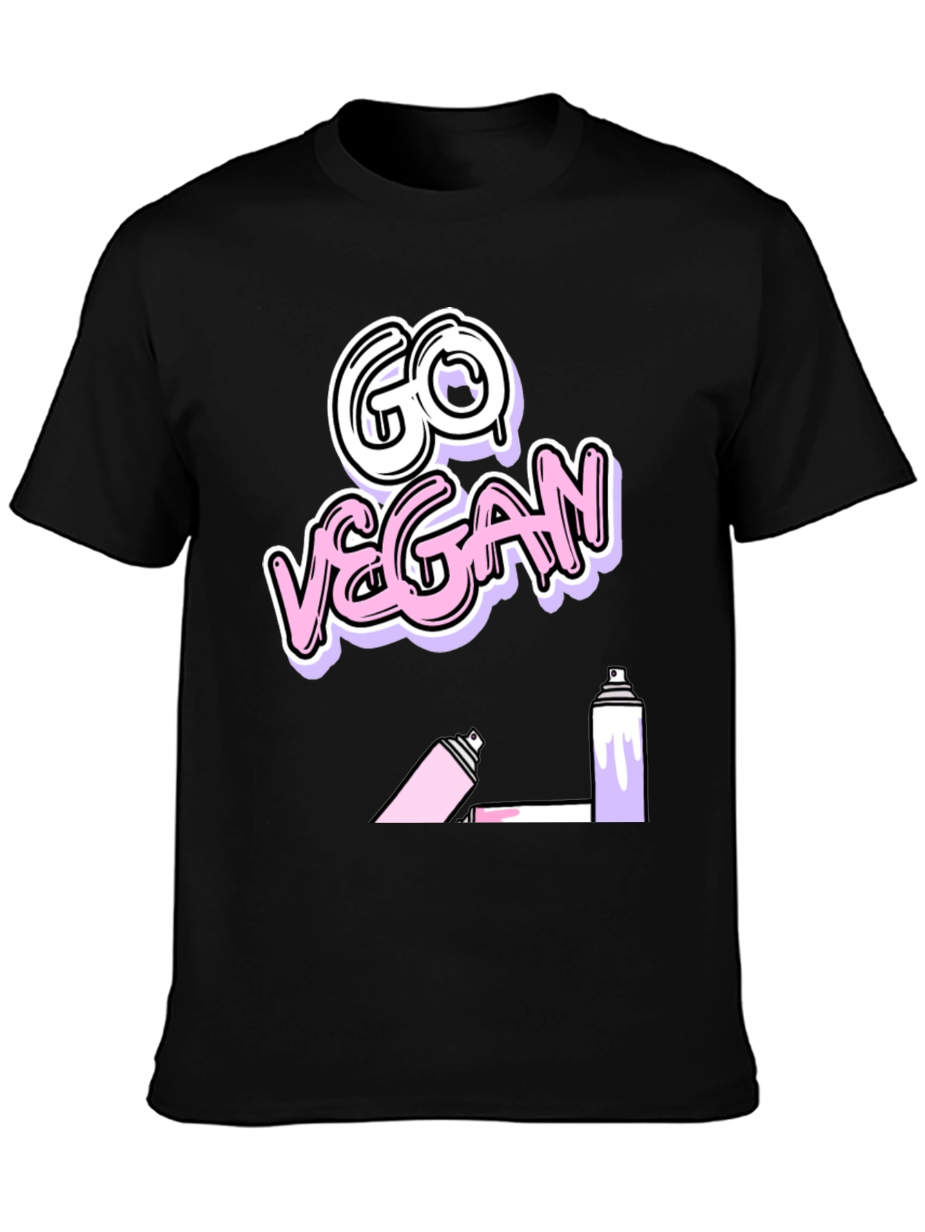 Go Vegan Graffiti T-Shirt