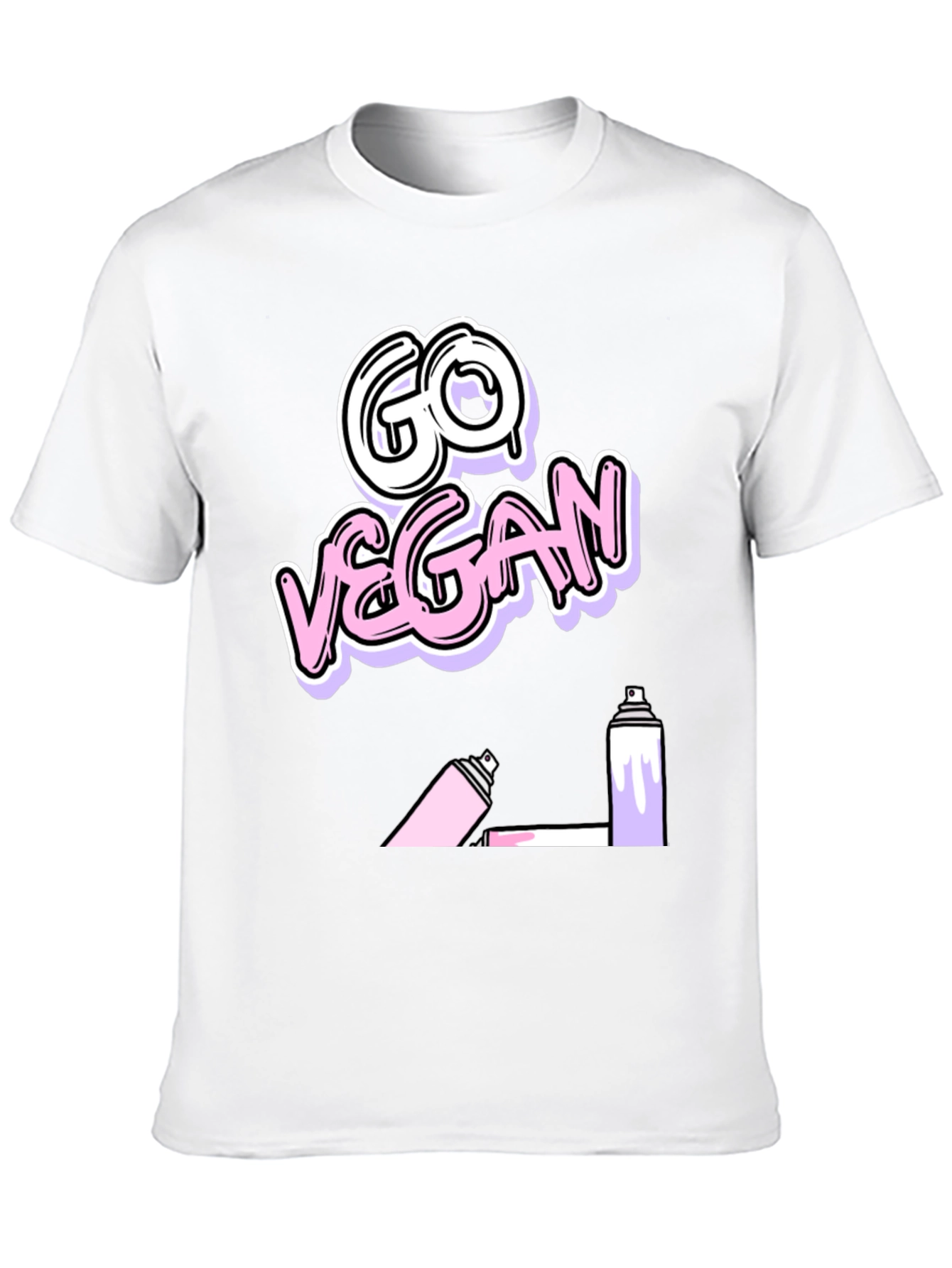Go Vegan Graffiti T-Shirt
