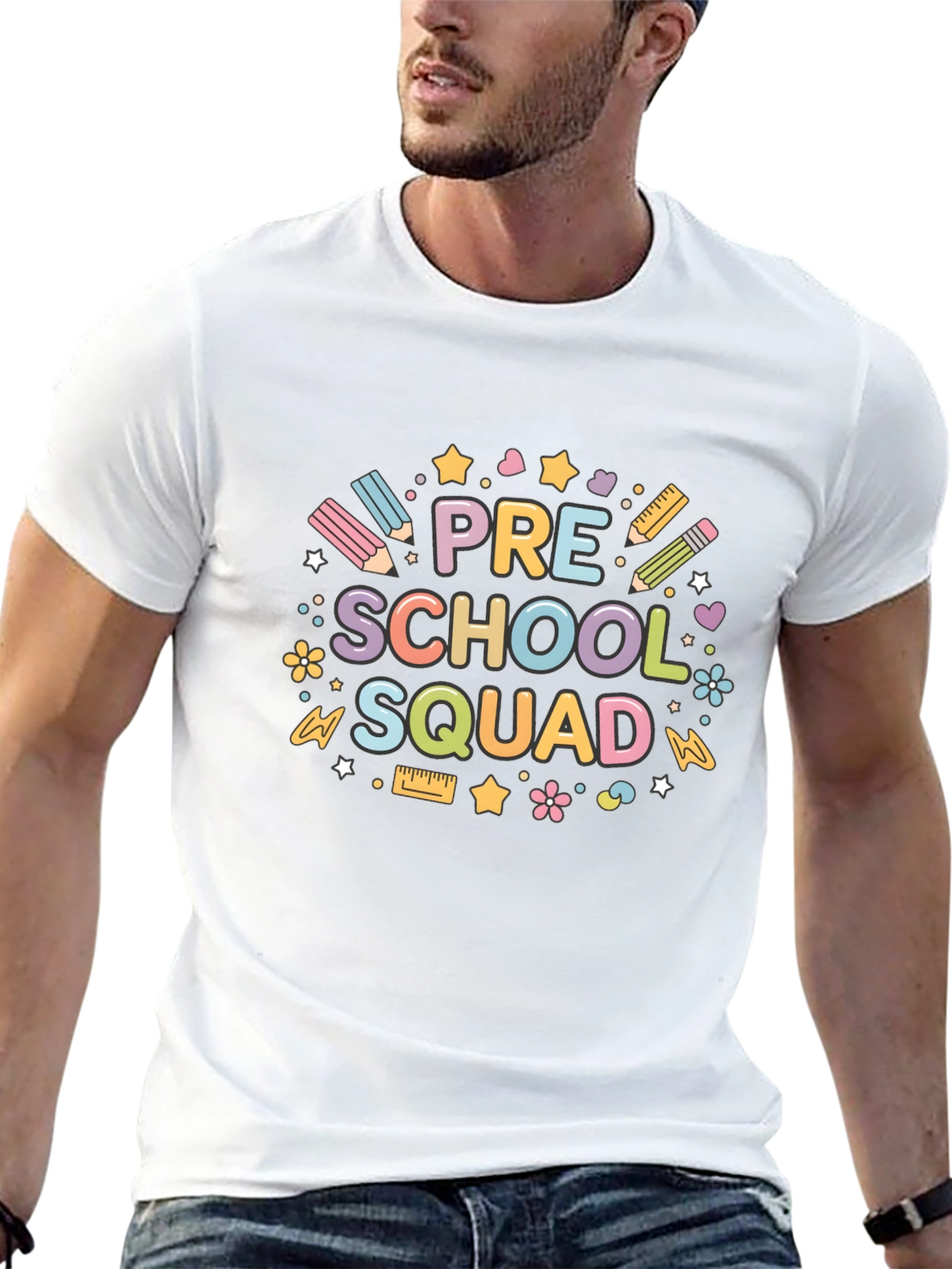 Preschool Squad Graphic Tee - Back to School Shirt