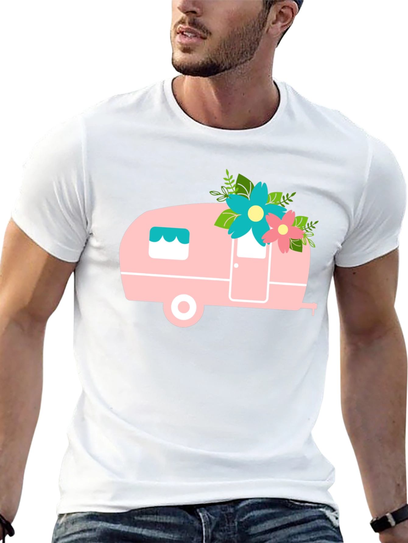Black Camper Graphic Tee