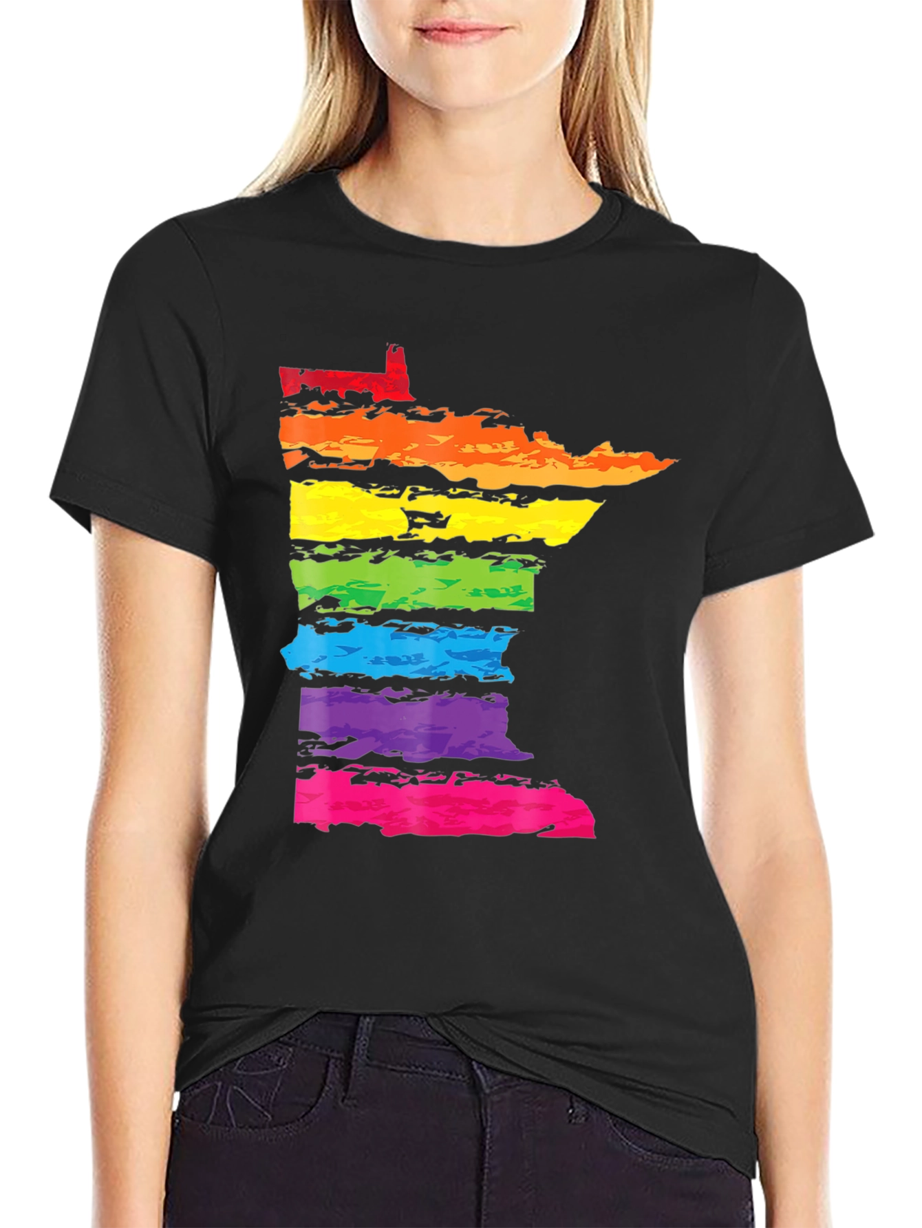 Rainbow Minnesota Pride T-Shirt