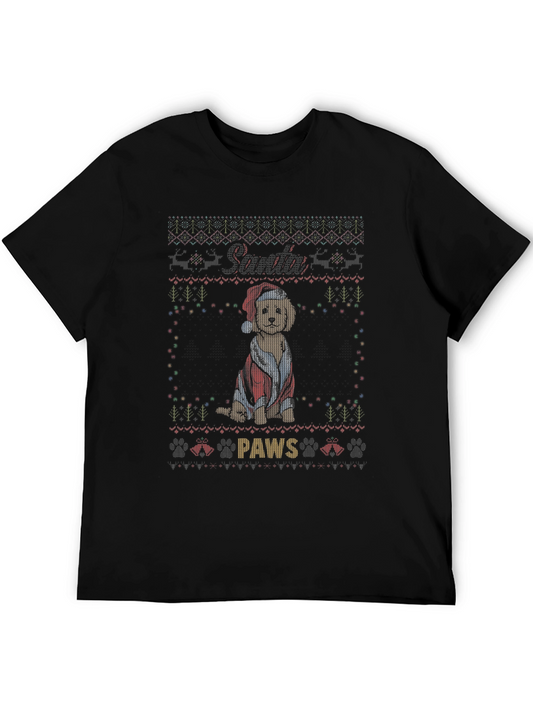Santa Paws Dog Christmas T-Shirt