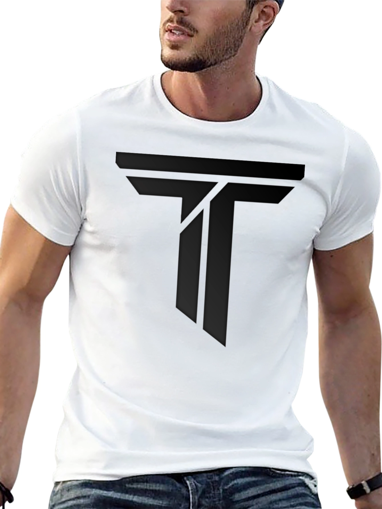 Stealth Black T Logo Graphic Tee