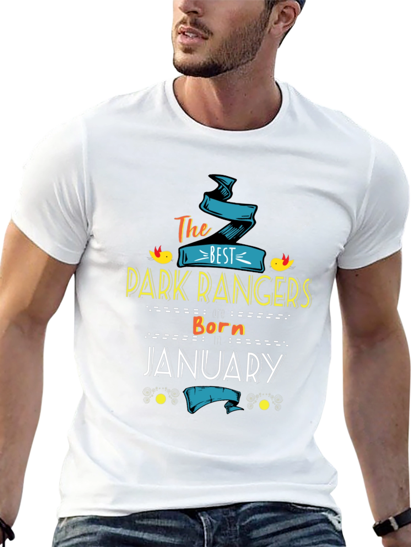 Best Park Rangers January Birthday T-Shirt