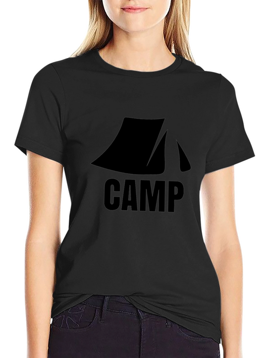 Camping Tent Graphic Tee - Adventure Ready!